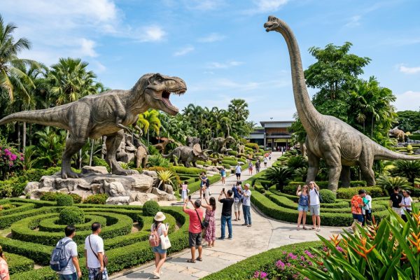 เที่ยวพัทยากับครอบครัว: สวนน้ำรามายณะ สวนนงนุช ตลาดน้ำ 4 ภาค และมอนสเตอร์อควาเรียม